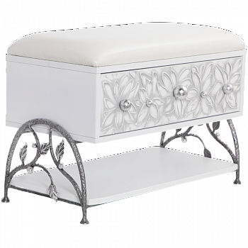 Комплект мебели BOGACHO 15011 Айс(БЛ)-ИК-Fusion-white, цв. к. Античное Серебро (АСр) (1 категория), 14079 Айс(БЛ)-ИК-Fusion-white, цв. к. Античное Серебро (АСр) (1 категория)